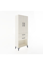 Arges Dolap Tek Raflı 2 Çekmeceli Tek Askılı 60x30x163 - S20M131V1A