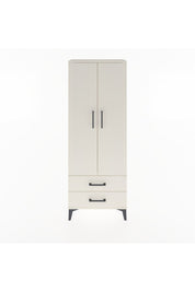 Arges Dolap Tek Raflı 2 Çekmeceli Tek Askılı 60x30x163 - S20M132V1A