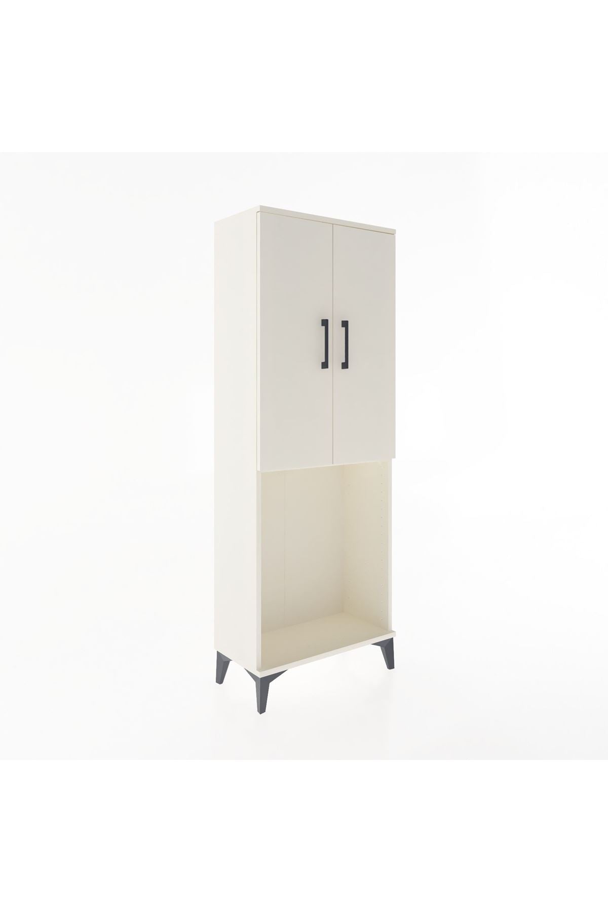 Arges Dolap Tek Raflı 2 Kapaklı Tek Askılı 60x30x163 - S20M133V1A