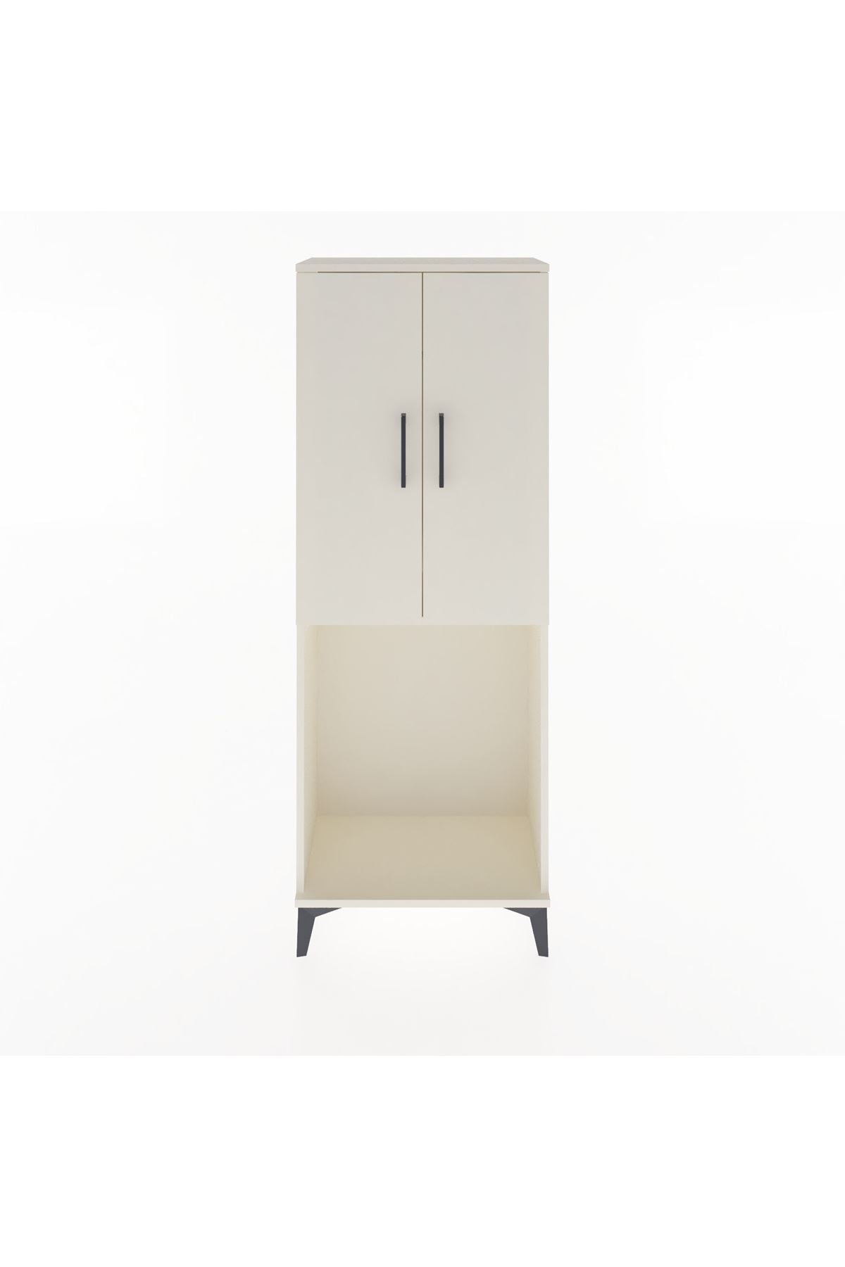 Arges Dolap Tek Raflı 2 Kapaklı Tek Askılı 60x30x163 - S20M133V1A