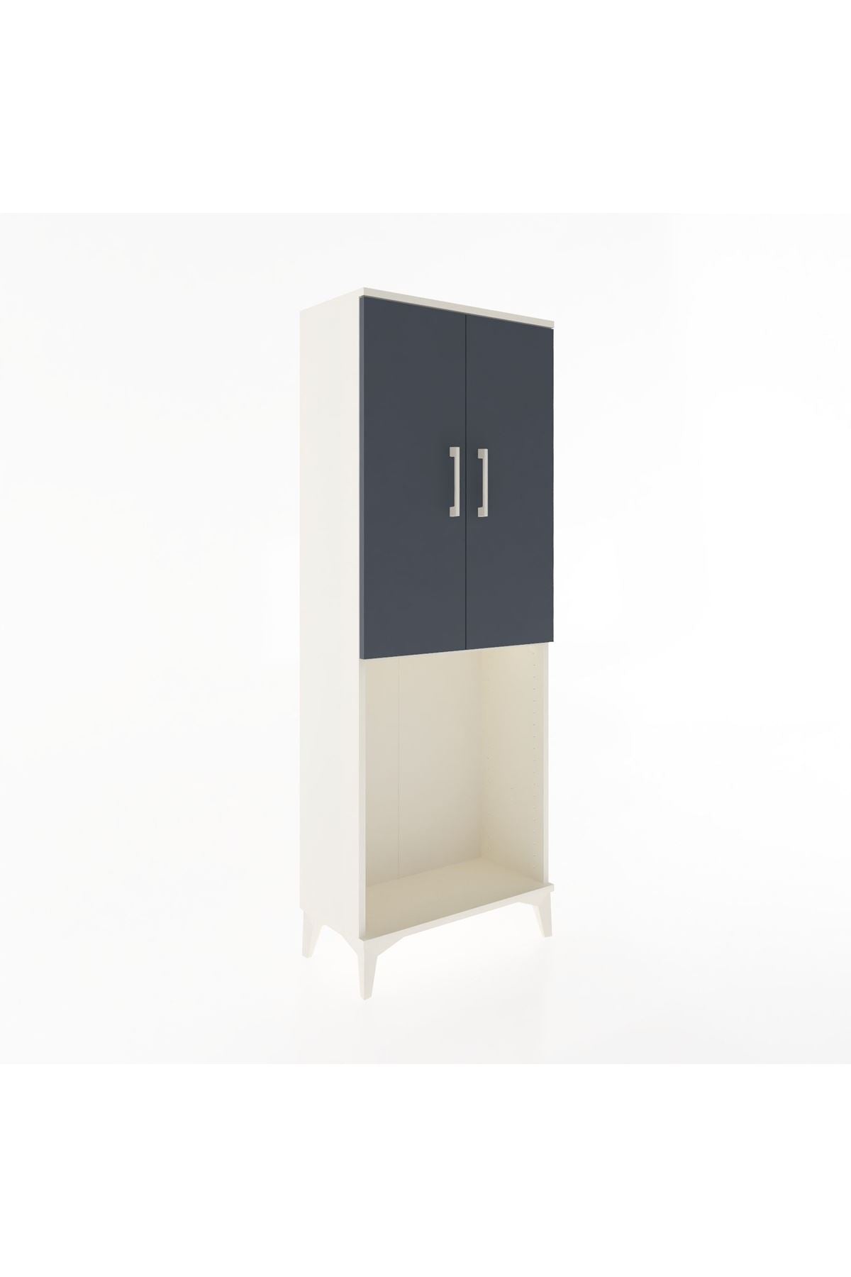 Arges Dolap Tek Raflı 2 Kapaklı Tek Askılı 60x30x163 - S20M133V2A