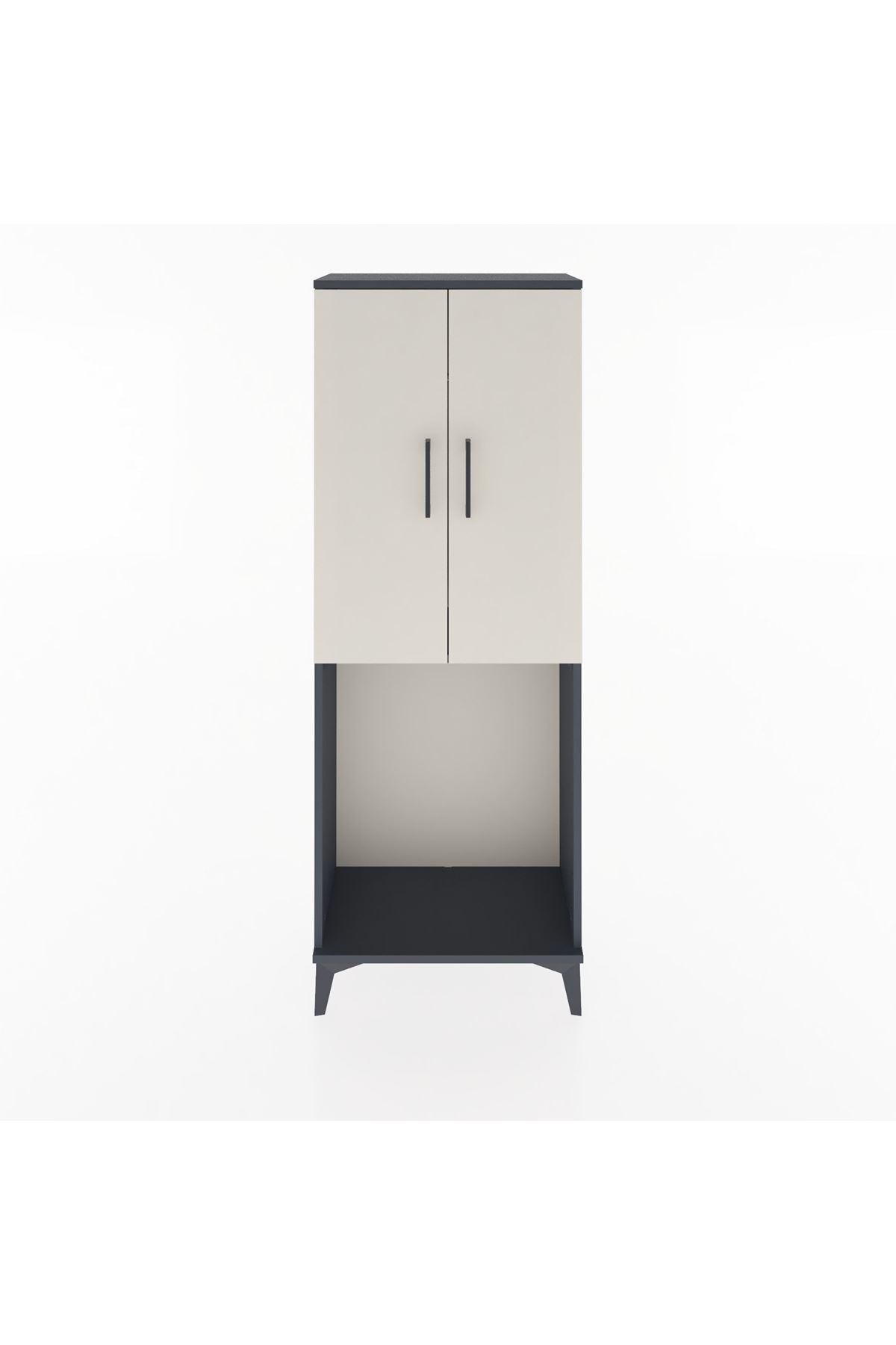 Arges Dolap Tek Raflı 2 Kapaklı Tek Askılı 60x30x163 - S20M133V4A