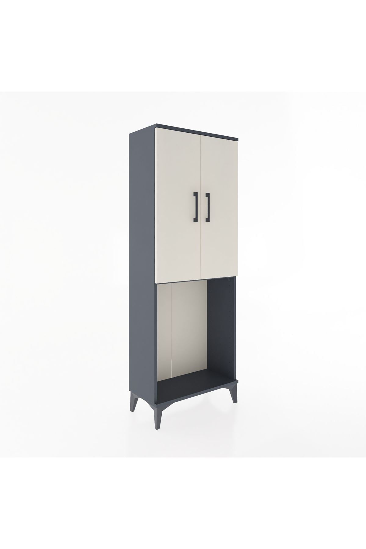 Arges Dolap Tek Raflı 2 Kapaklı Tek Askılı 60x30x163 - S20M133V4A