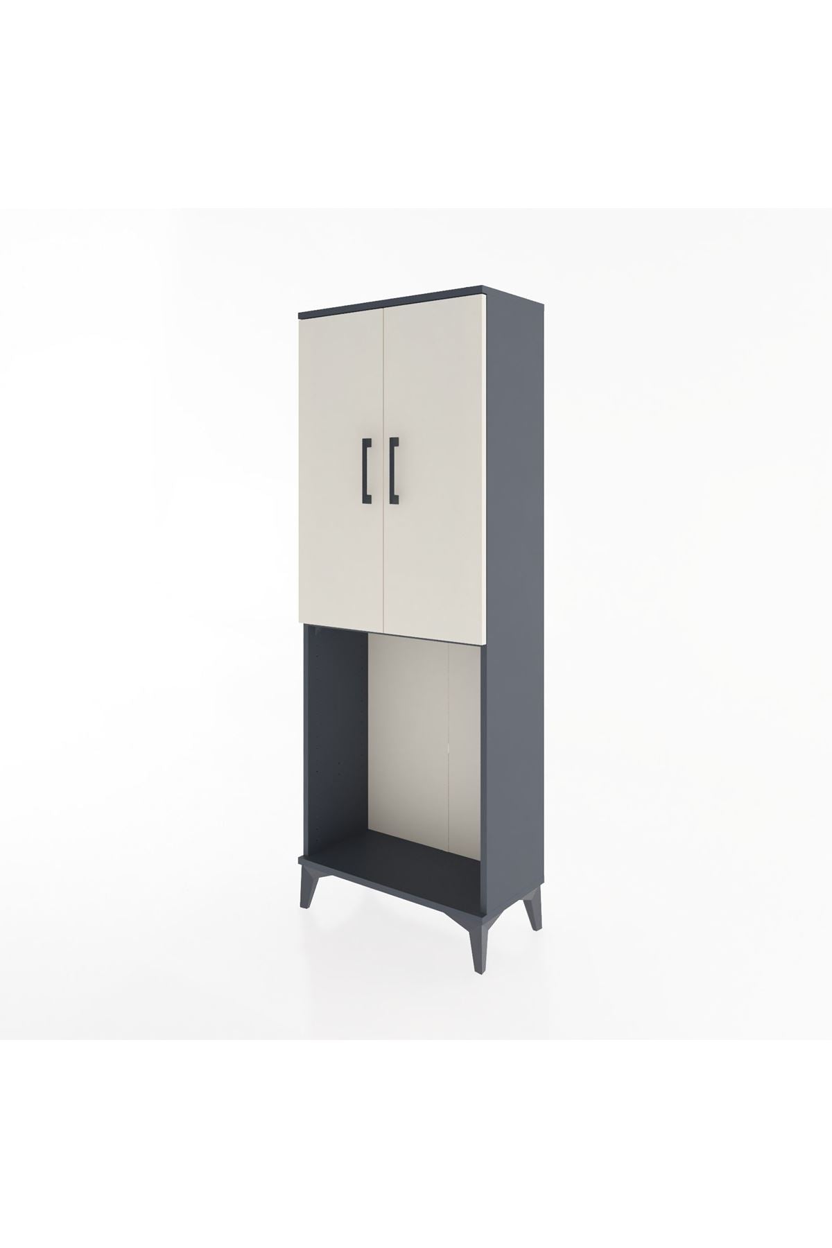 Arges Dolap Tek Raflı 2 Kapaklı Tek Askılı 60x30x163 - S20M133V4A
