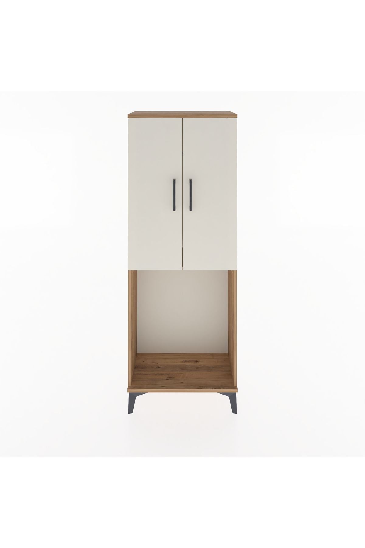 Arges Dolap Tek Raflı 2 Kapaklı Tek Askılı 60x30x163 - S20M133V7A