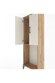 Arges Dolap Tek Raflı 2 Kapaklı Tek Askılı 60x30x163 - S20M133V7A