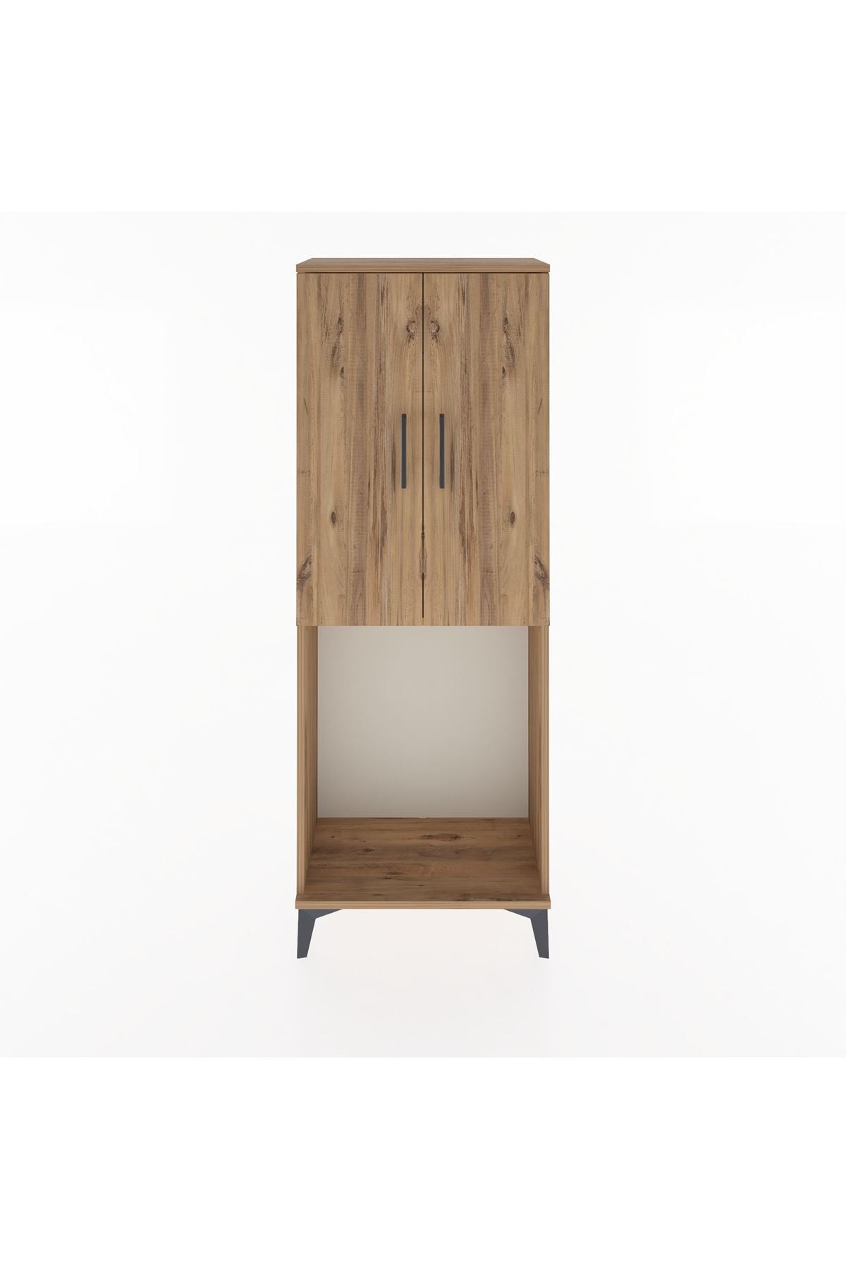 Arges Dolap Tek Raflı 2 Kapaklı Tek Askılı 60x30x163 - S20M133V9A