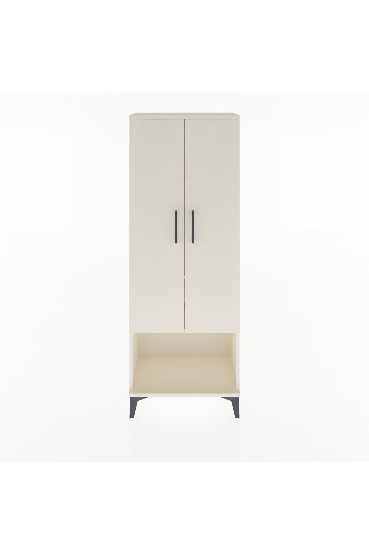 Arges Dolap 2 Raflı 2 Kapaklı Tek Askılı 60x30x163 - S20M134V1A