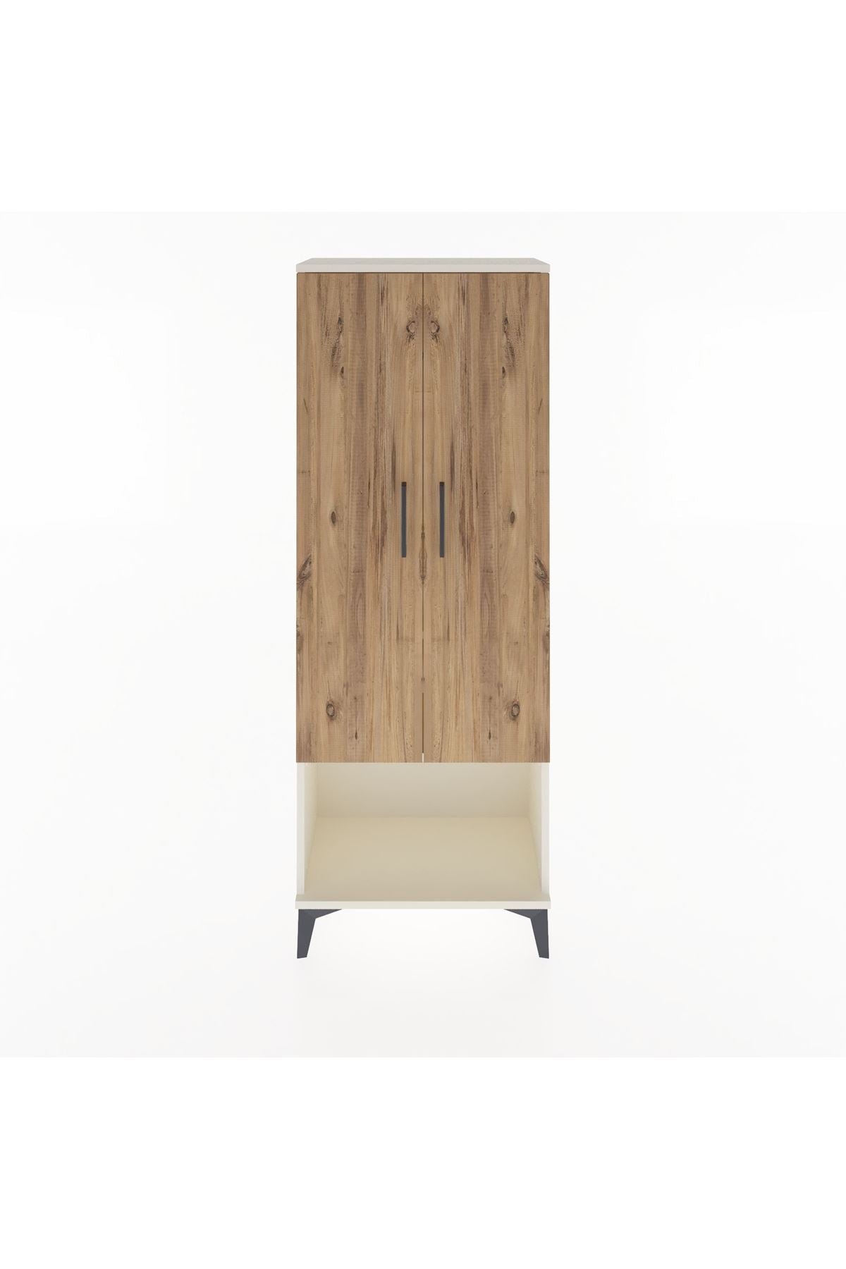 Arges Dolap 2 Raflı 2 Kapaklı Tek Askılı 60x30x163 - S20M134V3A
