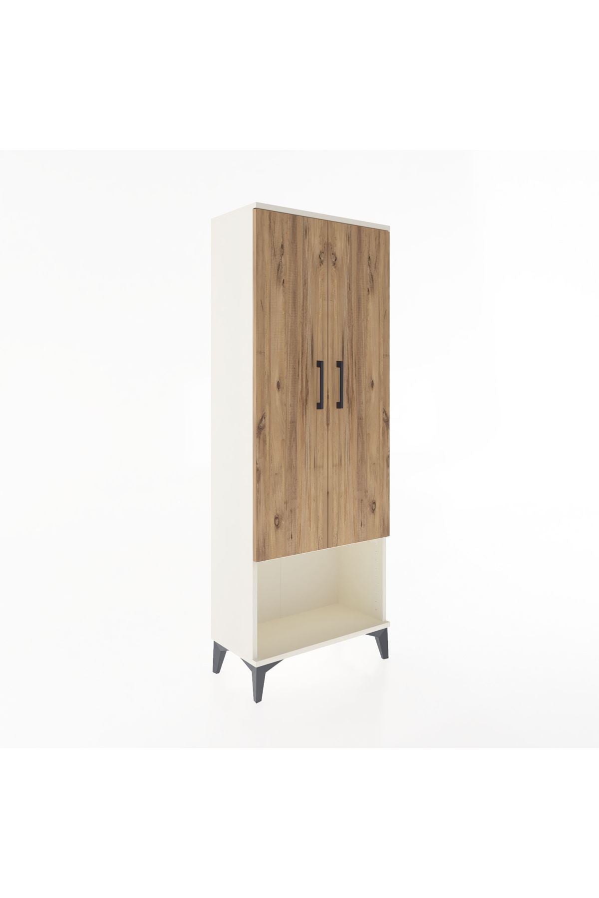 Arges Dolap 2 Raflı 2 Kapaklı Tek Askılı 60x30x163 - S20M134V3A