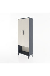 Arges Dolap 2 Raflı 2 Kapaklı Tek Askılı 60x30x163 - S20M134V4A