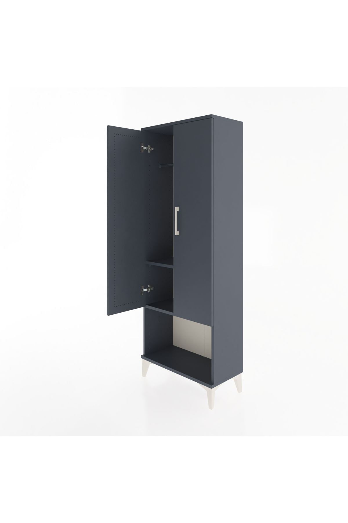 Arges Dolap 2 Raflı 2 Kapaklı Tek Askılı 60x30x163 - S20M134V5A