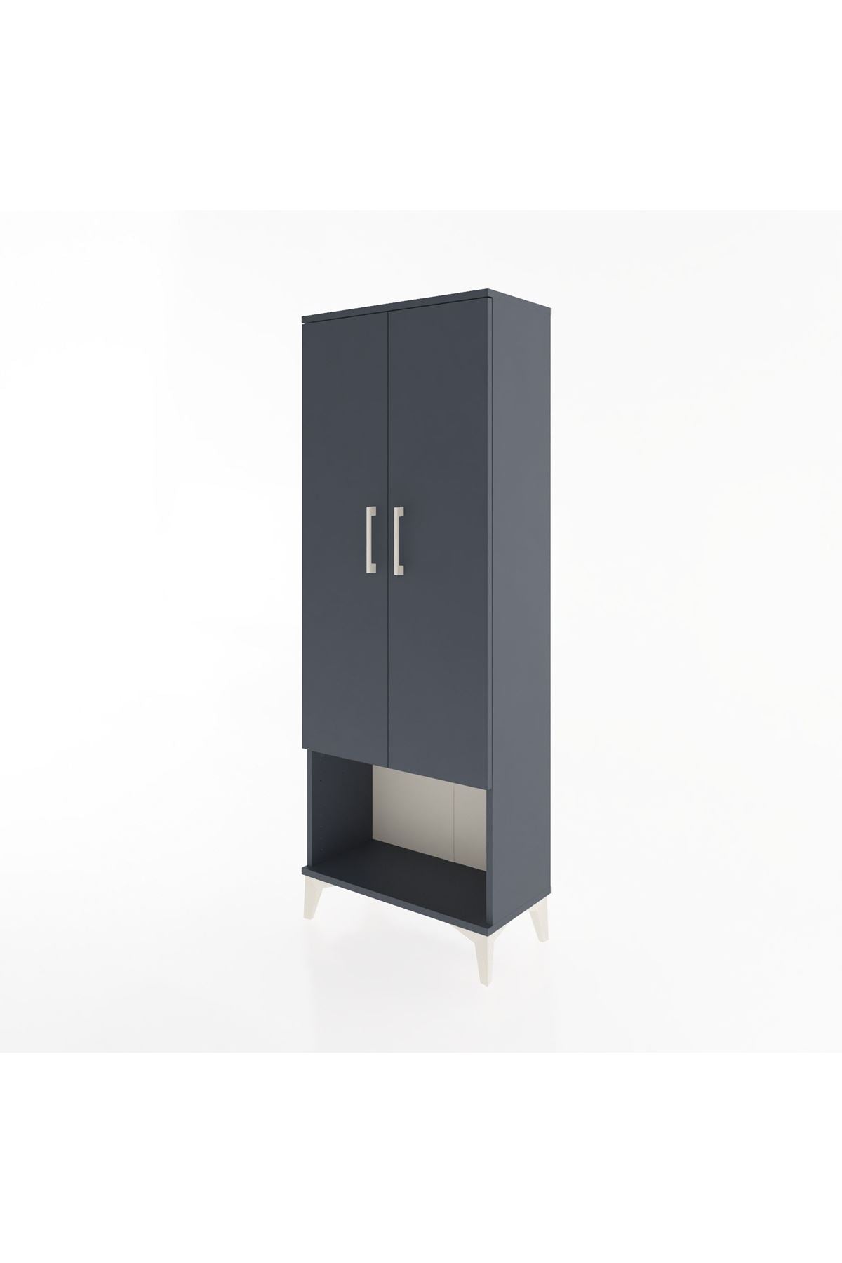 Arges Dolap 2 Raflı 2 Kapaklı Tek Askılı 60x30x163 - S20M134V5A