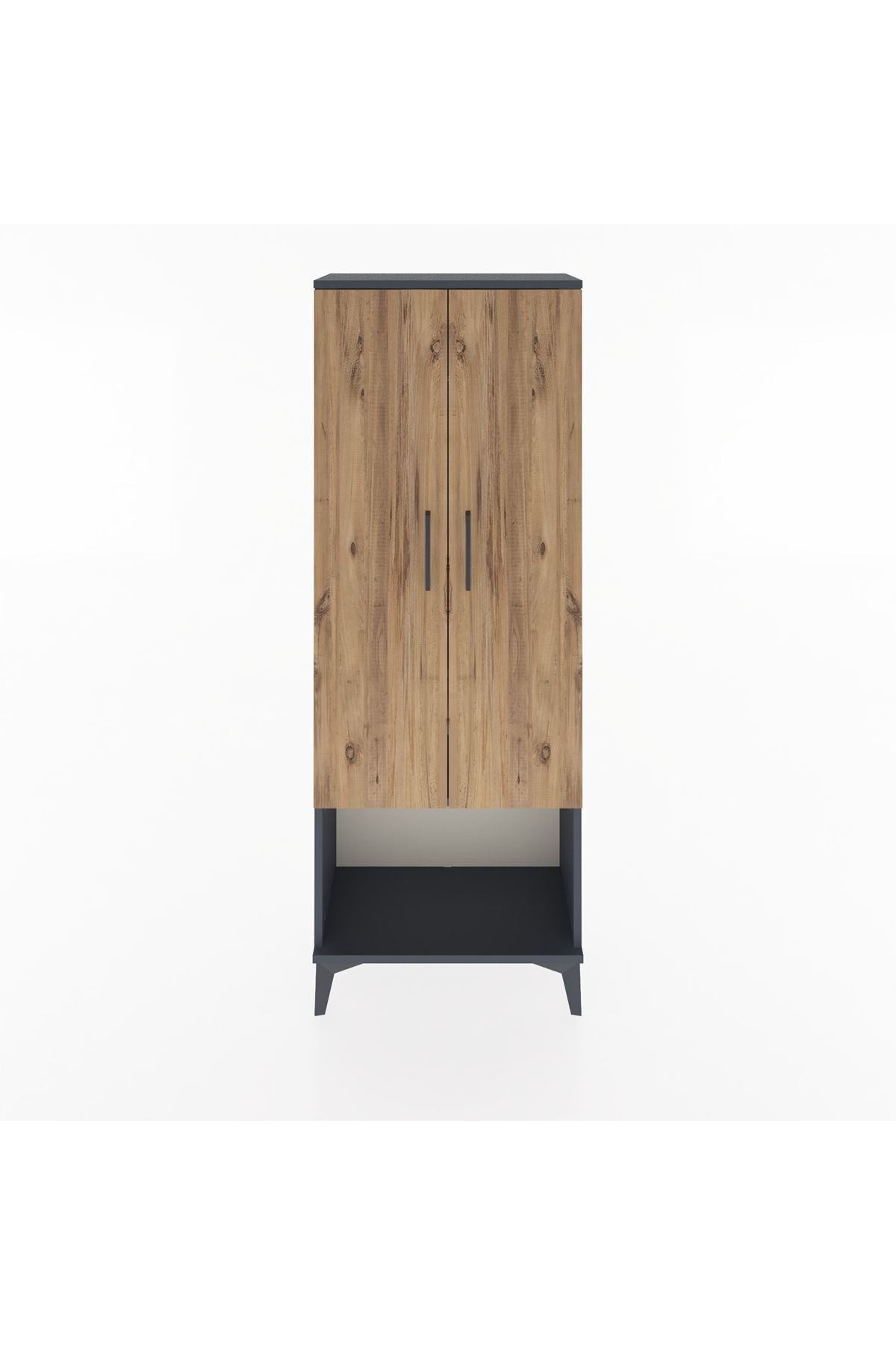 Arges Dolap 2 Raflı 2 Kapaklı Tek Askılı 60x30x163 - S20M134V6A