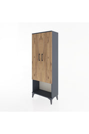 Arges Dolap 2 Raflı 2 Kapaklı Tek Askılı 60x30x163 - S20M134V6A
