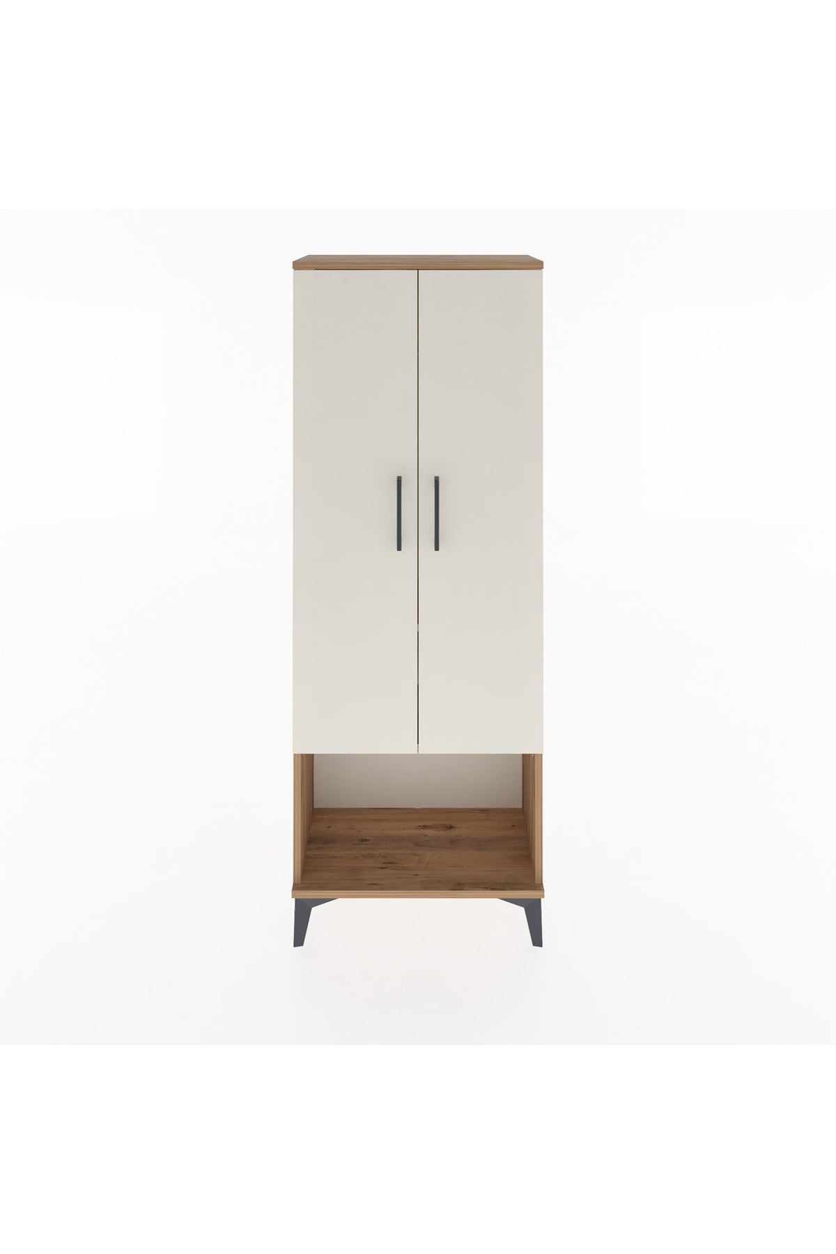 Arges Dolap 2 Raflı 2 Kapaklı Tek Askılı 60x30x163 - S20M134V7A
