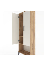 Arges Dolap 2 Raflı 2 Kapaklı Tek Askılı 60x30x163 - S20M134V7A