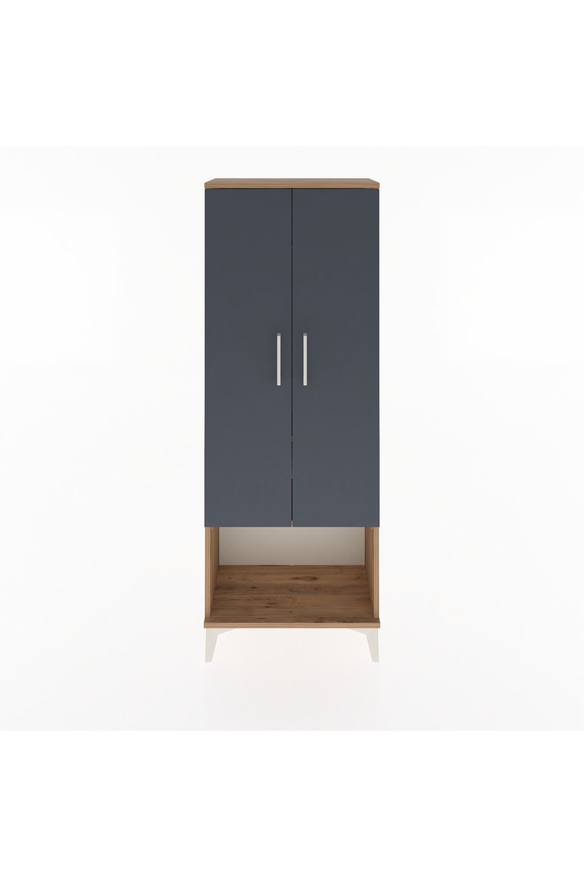 Arges Dolap 2 Raflı 2 Kapaklı Tek Askılı 60x30x163 - S20M134V8A