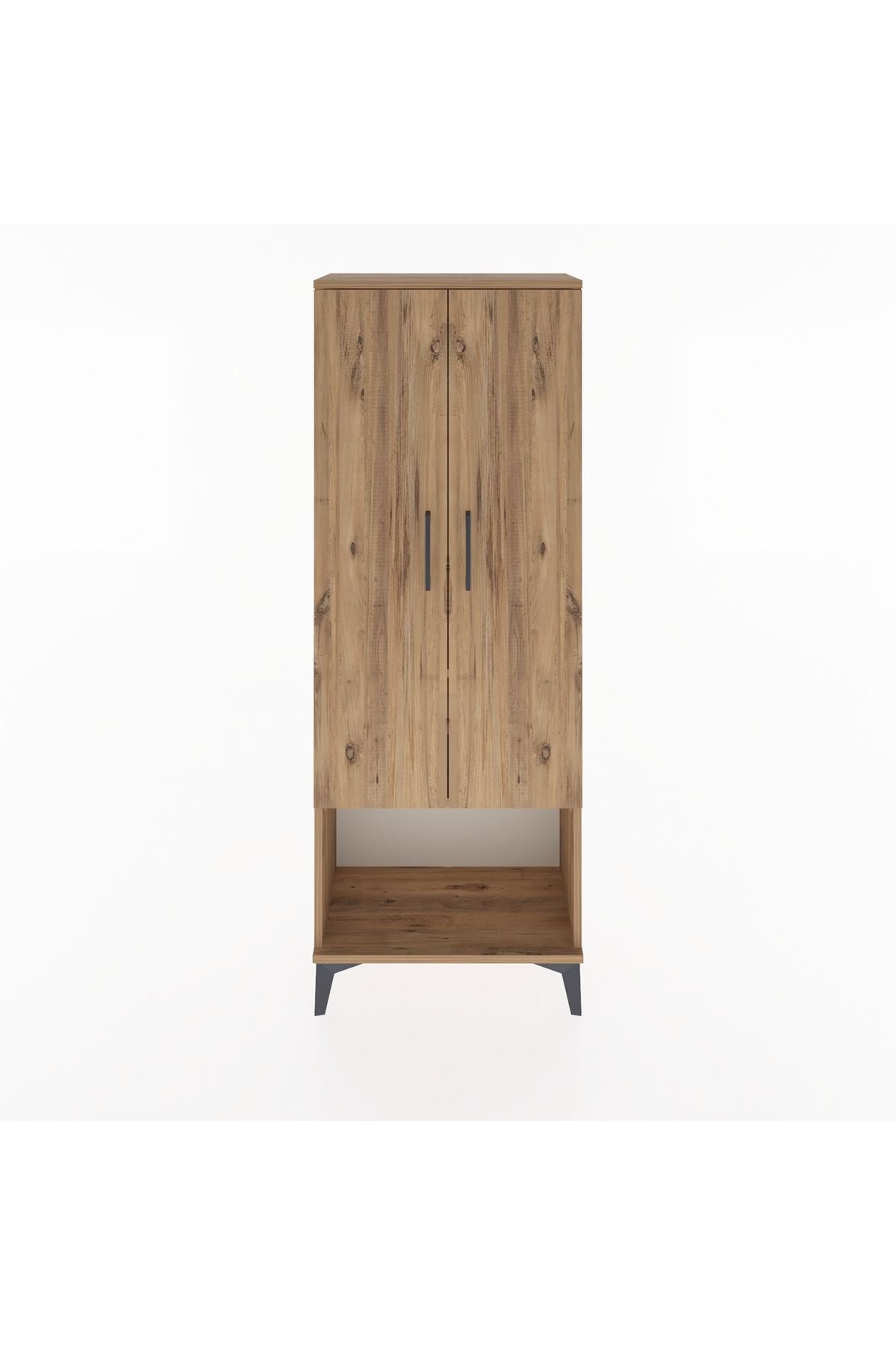 Arges Dolap 2 Raflı 2 Kapaklı Tek Askılı 60x30x163 - S20M134V9A