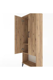 Arges Dolap 2 Raflı 2 Kapaklı Tek Askılı 60x30x163 - S20M134V9A