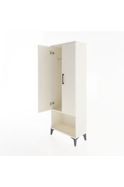 Arges Dolap Tek Raflı 2 Kapaklı Tek Askılı 60x30x163 - S20M136V1A