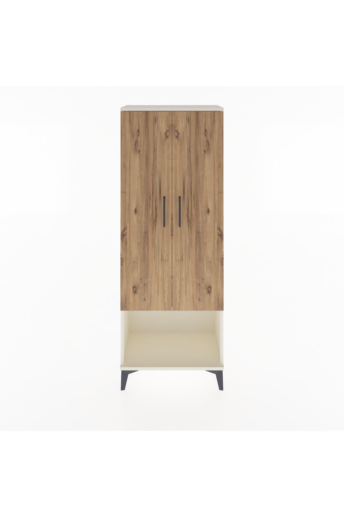 Arges Dolap Tek Raflı 2 Kapaklı Tek Askılı 60x30x163 - S20M136V3A