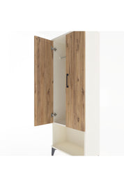 Arges Dolap Tek Raflı 2 Kapaklı Tek Askılı 60x30x163 - S20M136V3A