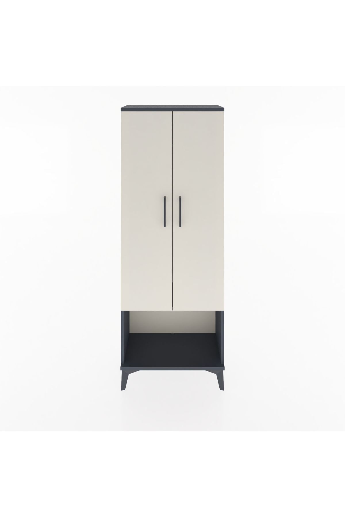 Arges Dolap Tek Raflı 2 Kapaklı Tek Askılı 60x30x163 - S20M136V4A