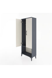 Arges Dolap Tek Raflı 2 Kapaklı Tek Askılı 60x30x163 - S20M136V4A
