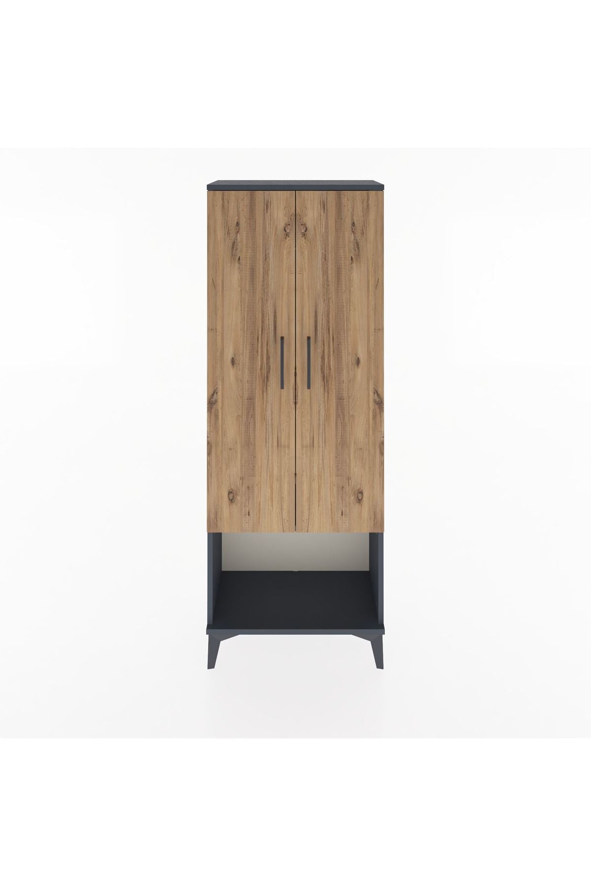 Arges Dolap Tek Raflı 2 Kapaklı Tek Askılı 60x30x163 - S20M136V6A