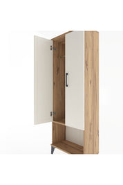 Arges Dolap Tek Raflı 2 Kapaklı Tek Askılı 60x30x163 - S20M136V7A