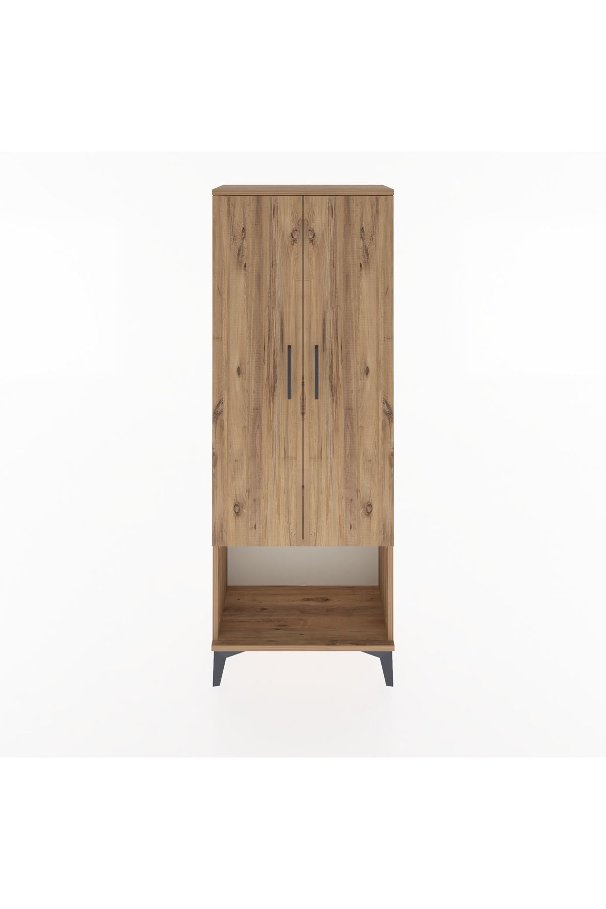 Arges Dolap Tek Raflı 2 Kapaklı Tek Askılı 60x30x163 - S20M136V9A