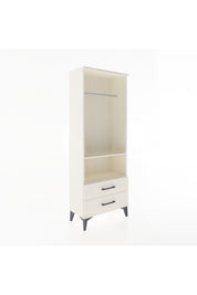 Arges Dolap 2 Raflı 2 Çekmeceli Tek Askılı 60x30x163 - S20M138V1A