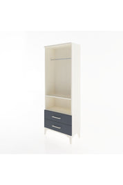 Arges Dolap 2 Raflı 2 Çekmeceli Tek Askılı 60x30x163 - S20M138V2A