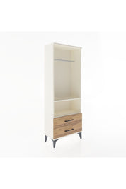 Arges Dolap 2 Raflı 2 Çekmeceli Tek Askılı 60x30x163 - S20M138V3A