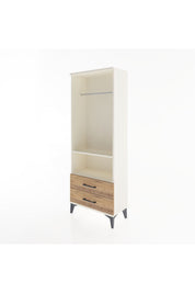 Arges Dolap 2 Raflı 2 Çekmeceli Tek Askılı 60x30x163 - S20M138V3A