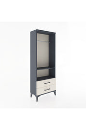 Arges Dolap 2 Raflı 2 Çekmeceli Tek Askılı 60x30x163 - S20M138V4A