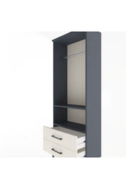 Arges Dolap 2 Raflı 2 Çekmeceli Tek Askılı 60x30x163 - S20M138V4A