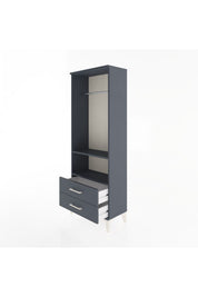 Arges Dolap 2 Raflı 2 Çekmeceli Tek Askılı 60x30x163 - S20M138V5A