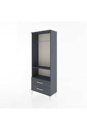 Arges Dolap 2 Raflı 2 Çekmeceli Tek Askılı 60x30x163 - S20M138V5A