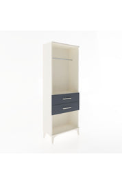 Arges Dolap Tek Raflı 2 Çekmeceli Tek Askılı 60x30x163 - S20M139V2A