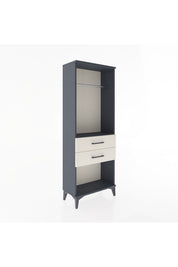 Arges Dolap Tek Raflı 2 Çekmeceli Tek Askılı 60x30x163 - S20M139V4A