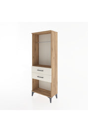 Arges Dolap Tek Raflı 2 Çekmeceli Tek Askılı 60x30x163 - S20M139V7A