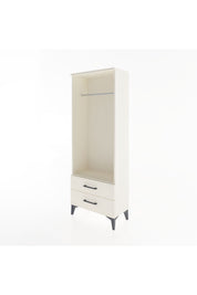Arges Dolap Tek Raflı 2 Çekmeceli Tek Askılı 60x30x163 - S20M140V1A