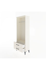 Arges Dolap Tek Raflı 2 Çekmeceli Tek Askılı 60x30x163 - S20M140V1A