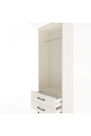 Arges Dolap Tek Raflı 2 Çekmeceli Tek Askılı 60x30x163 - S20M140V1A