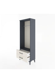 Arges Dolap Tek Raflı 2 Çekmeceli Tek Askılı 60x30x163 - S20M140V4A