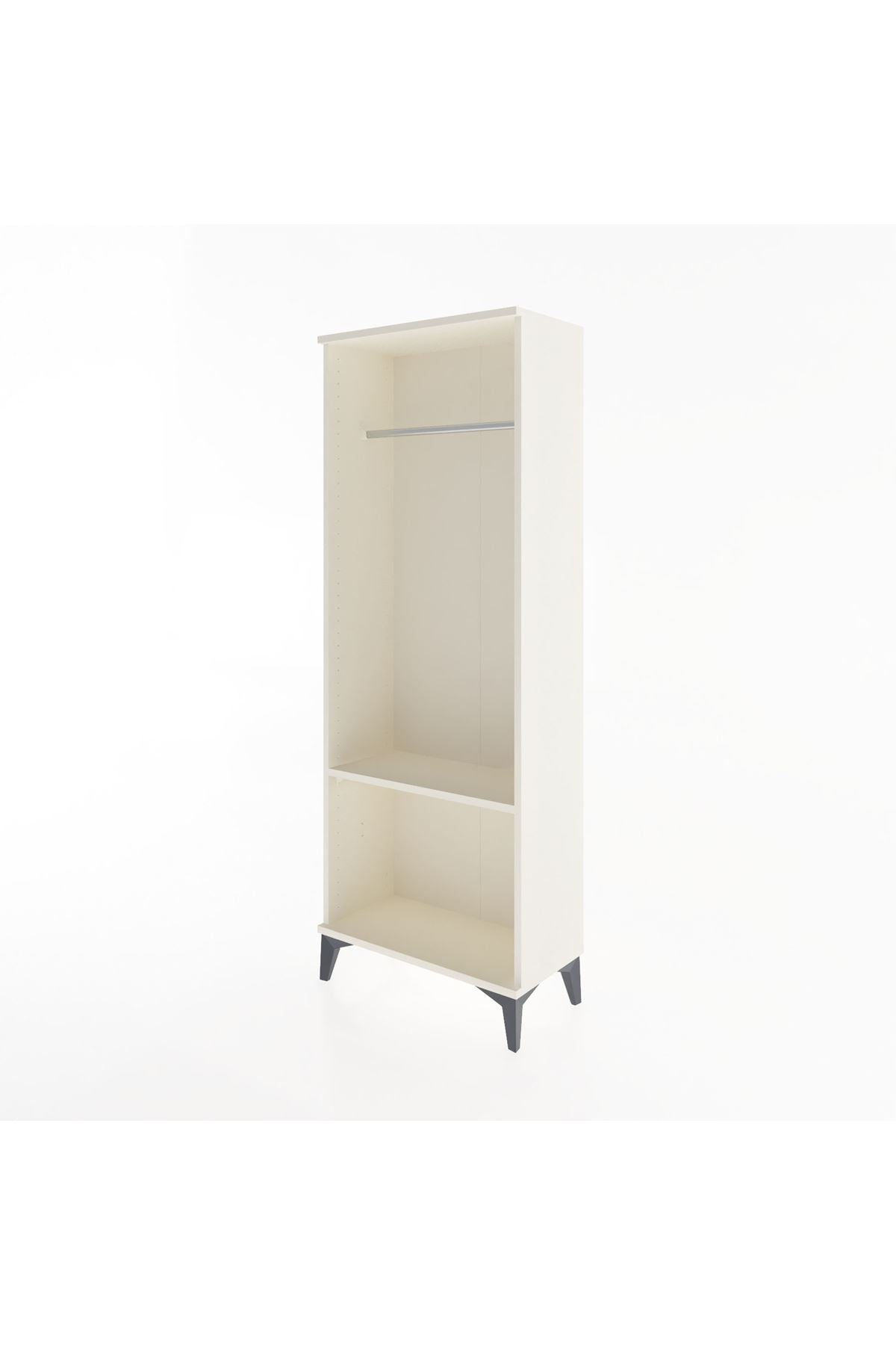 Arges Dolap Tek Raflı Kapaklı Tek Askılı 60x30x163 - S20M142V1A