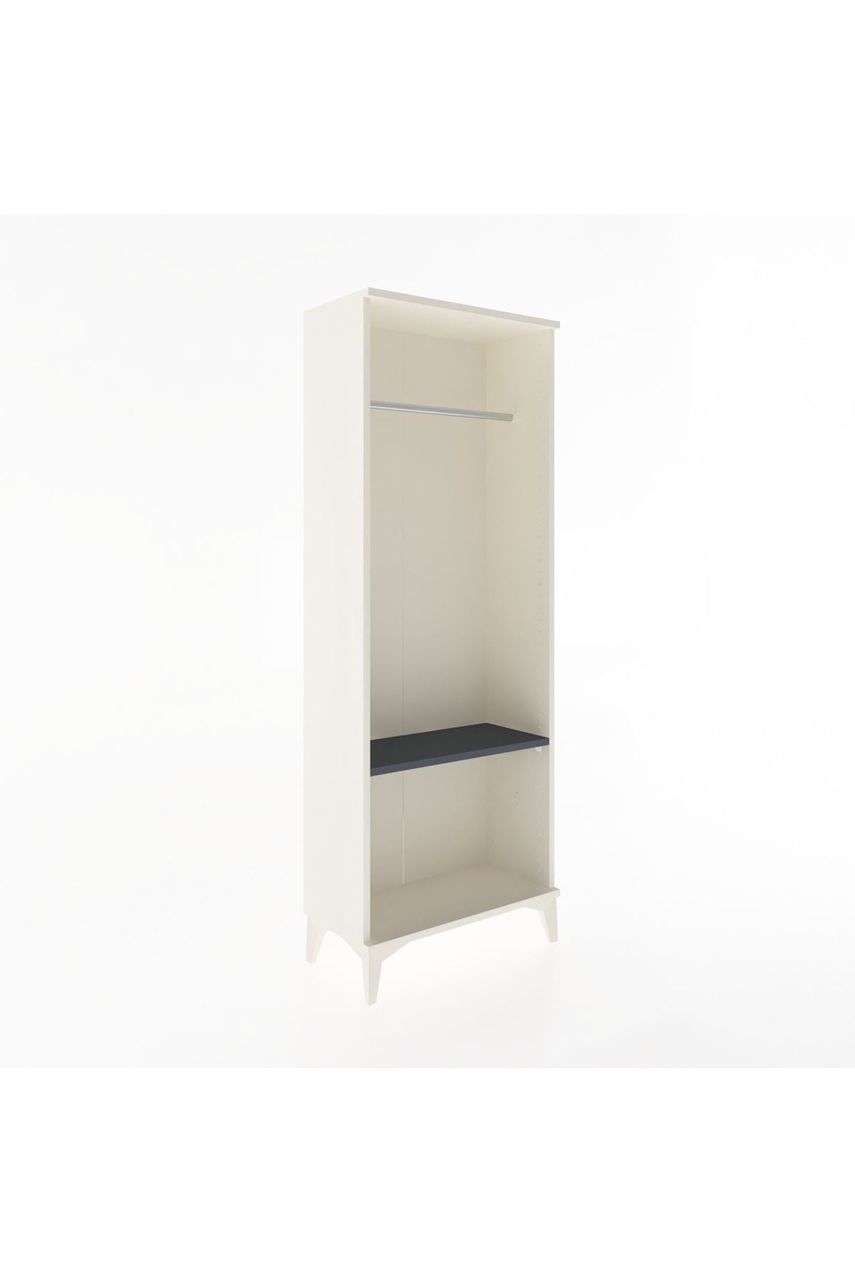 Arges Dolap Tek Raflı Kapaklı Tek Askılı 60x30x163 - S20M142V2A