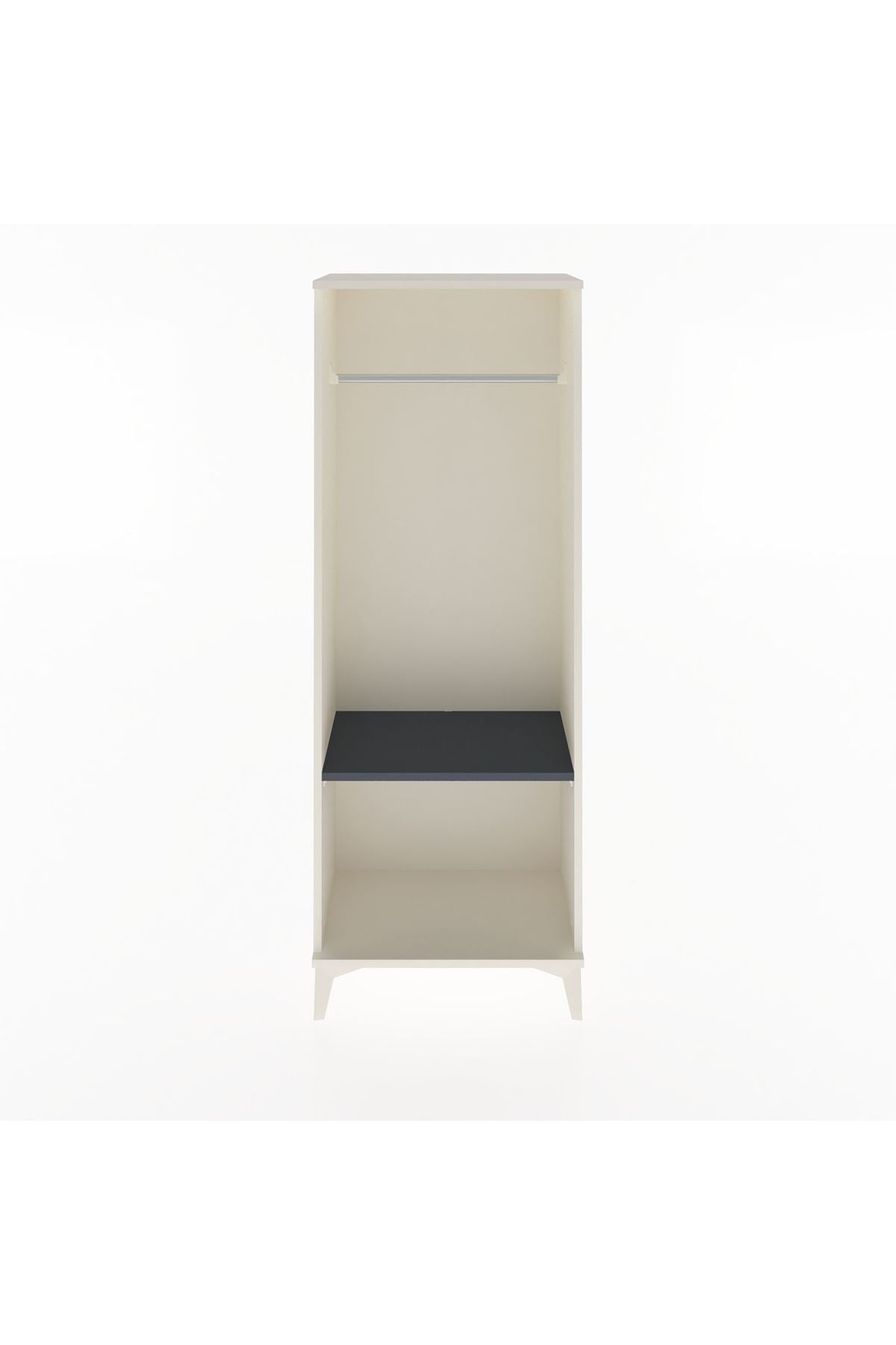Arges Dolap Tek Raflı Kapaklı Tek Askılı 60x30x163 - S20M142V2A